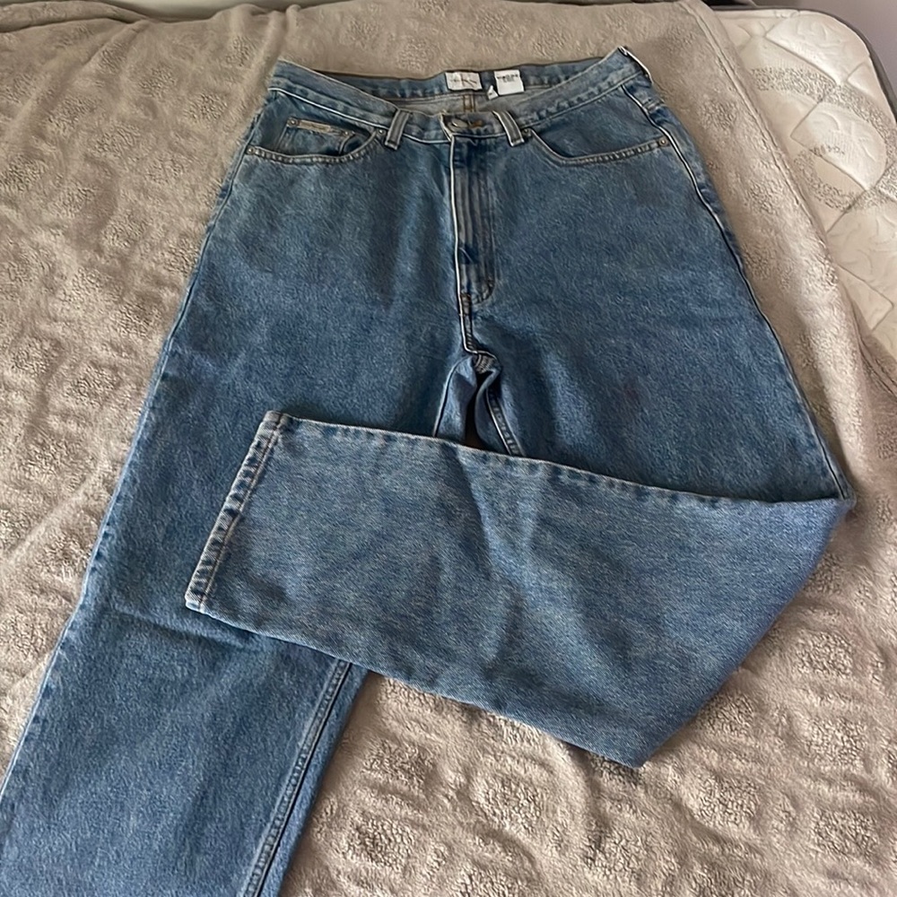 Calvin Klein Blue Baggy Jeans